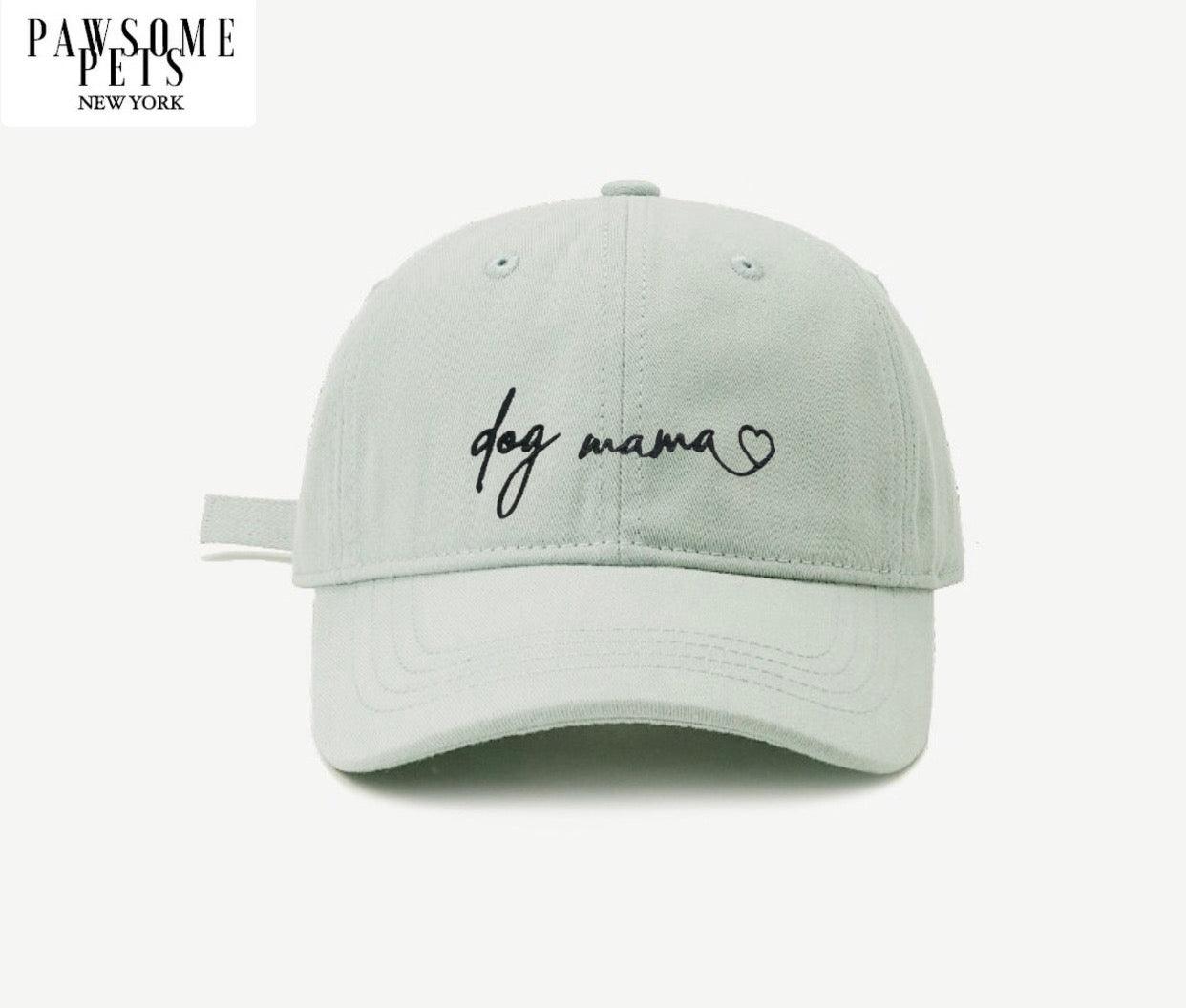 DOG MOM HAT - MINT GREEN
