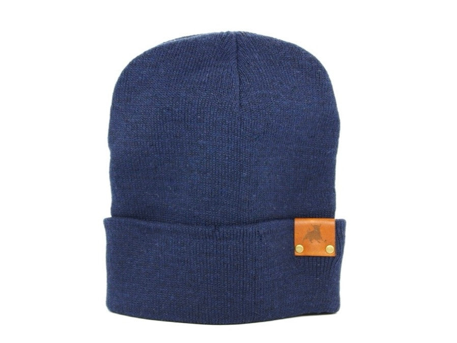 BLCO® Premium Leather-Accent Beanie Hat