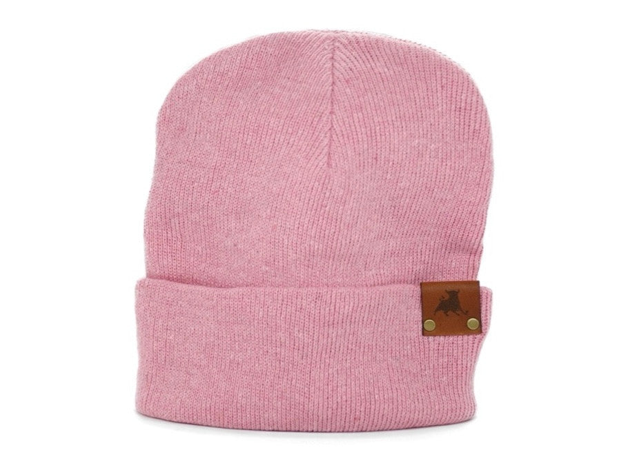 BLCO® Premium Leather-Accent Beanie Hat